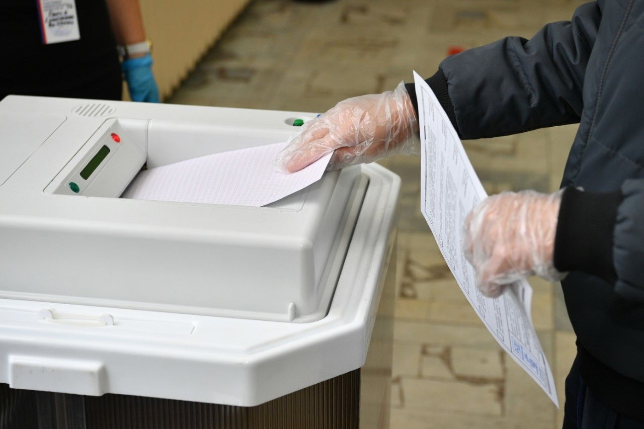 Kaikkiaan Karjalan tasavallassa vaaliuurnilla kävi 39,72 prosenttia äänioikeutetuista. Kuva: Respublika-uutistoimisto
