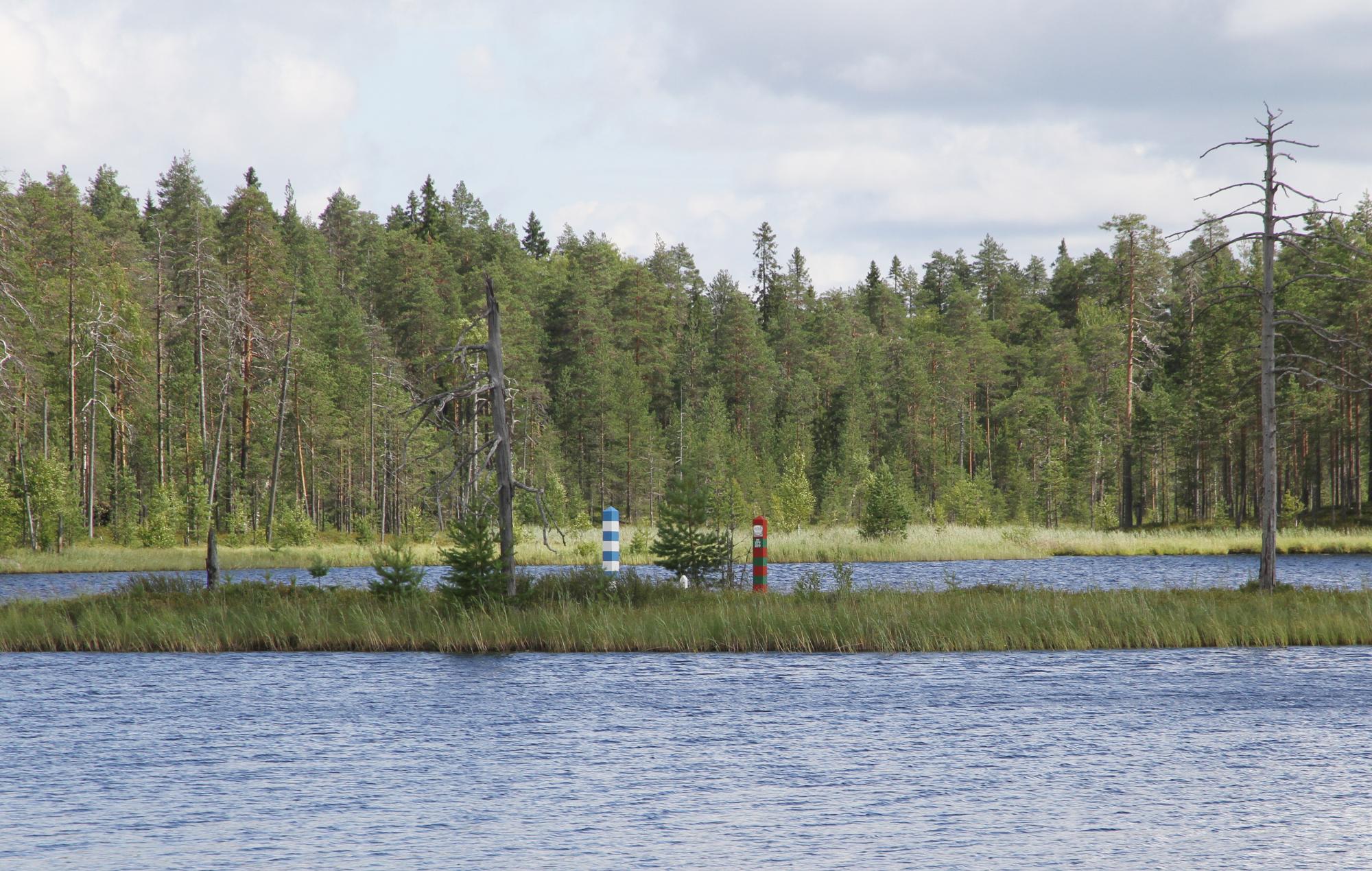 Забор будет построен на Юго-восточной границе Финляндии, где существует риск нелегальной миграции. Фото: raja.fi