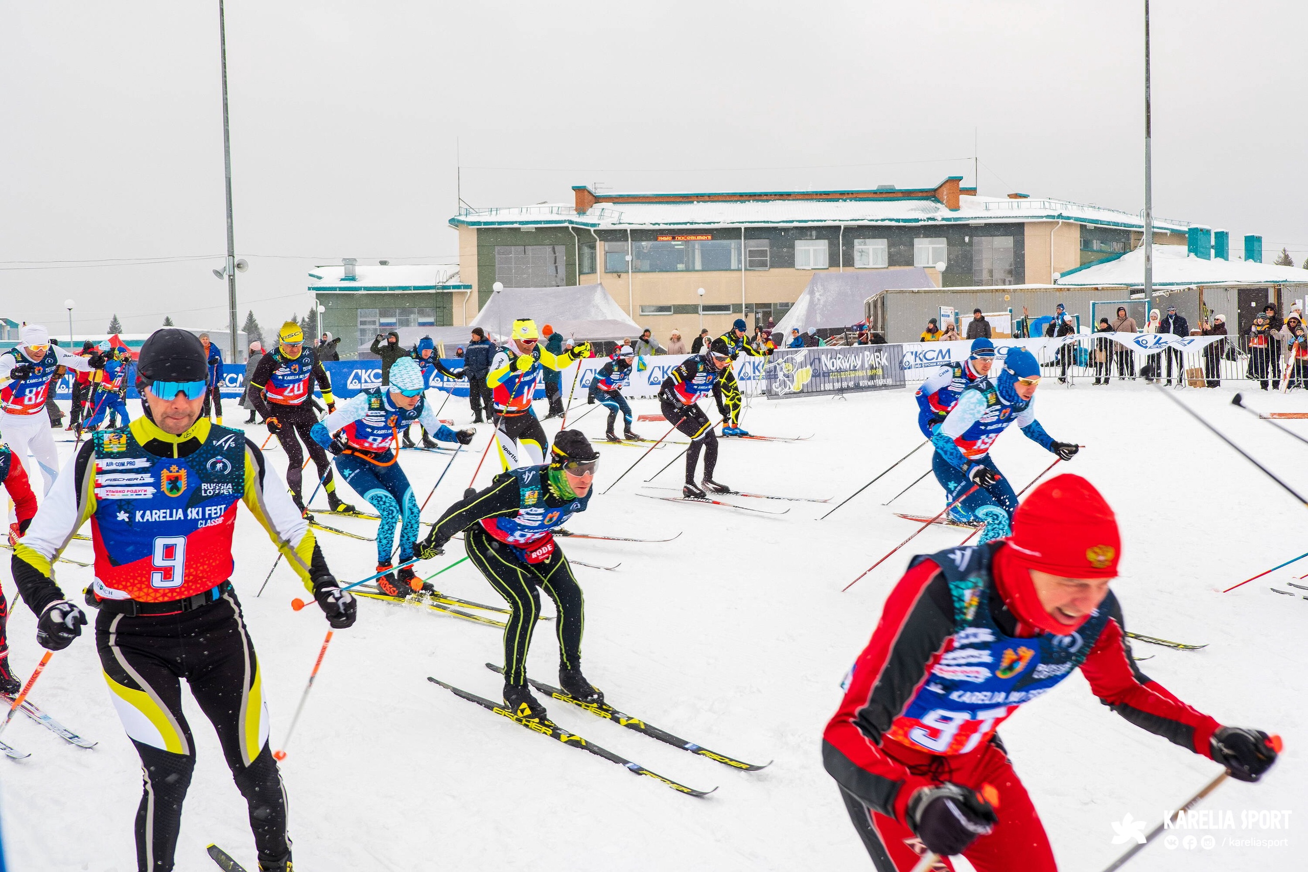 Perinteiset urheilukilpailut kokoavat vuosittain satoja urheilijoita eri puolilta maata. Kuva: KareliaSkiFesti-urheilufestivaalin Vkontakte-sivu