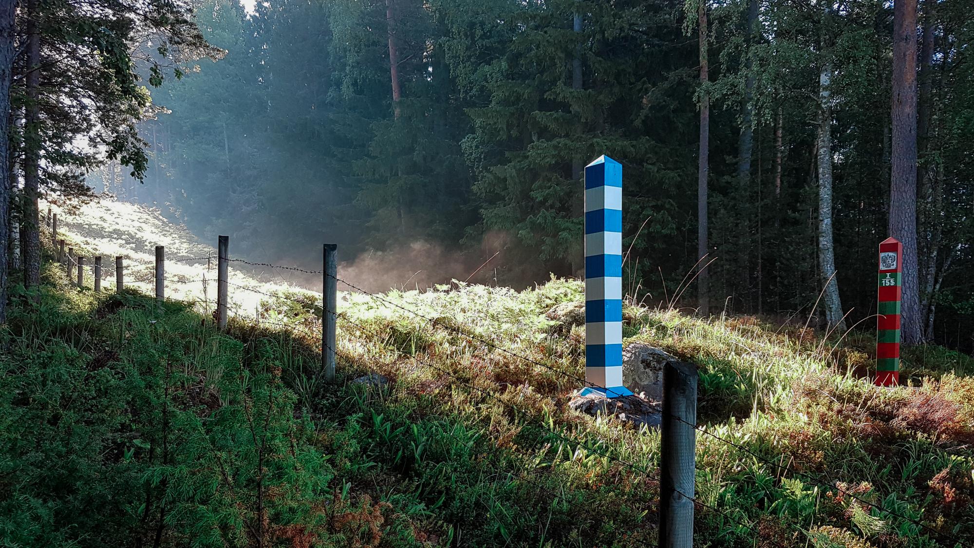 Протяжённость сухопутной границы между Россией и Финляндией составляет около 1300 километров. Фото: raja.fi